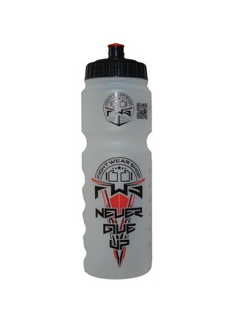 Fightwear Shop FWS "Never Give Up" Sports Bottle Bidon by Fightwear Shop