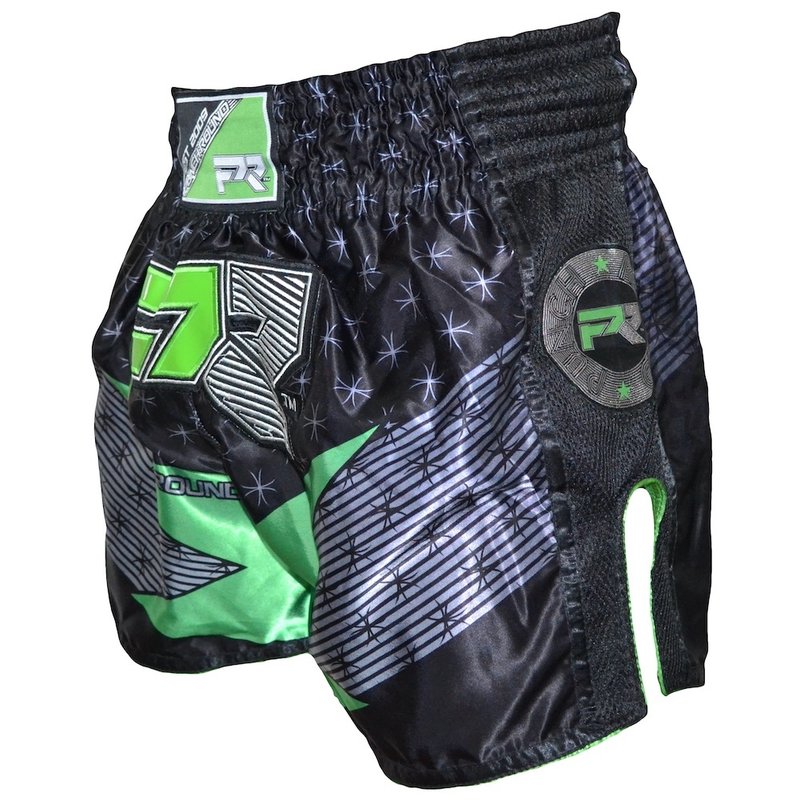 PunchR™  Punch Round Evoke Kickboks Broek Zwart Groen