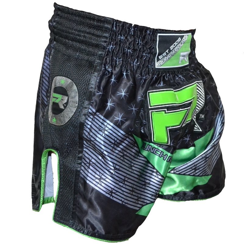 PunchR™  Punch Round Evoke Kickboks Broek Zwart Groen