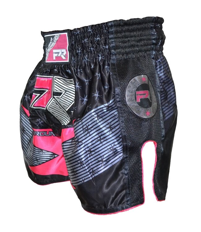 PunchR Evoke Damen-Kickboxhose Schwarz Pink