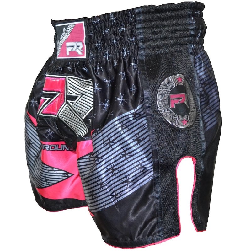 PunchR™  Punch Round Evoke Damen Kickboxing Hose Schwarz Rosa