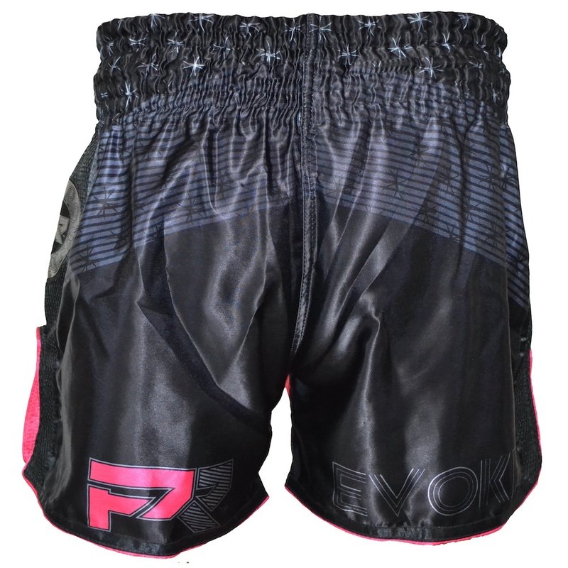 PunchR™  Punch Round Evoke Damen Kickboxing Hose Schwarz Rosa