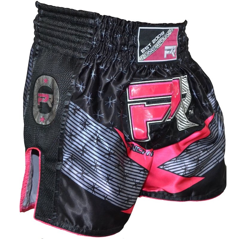 PunchR™  Punch Round Evoke Damen Kickboxing Hose Schwarz Rosa