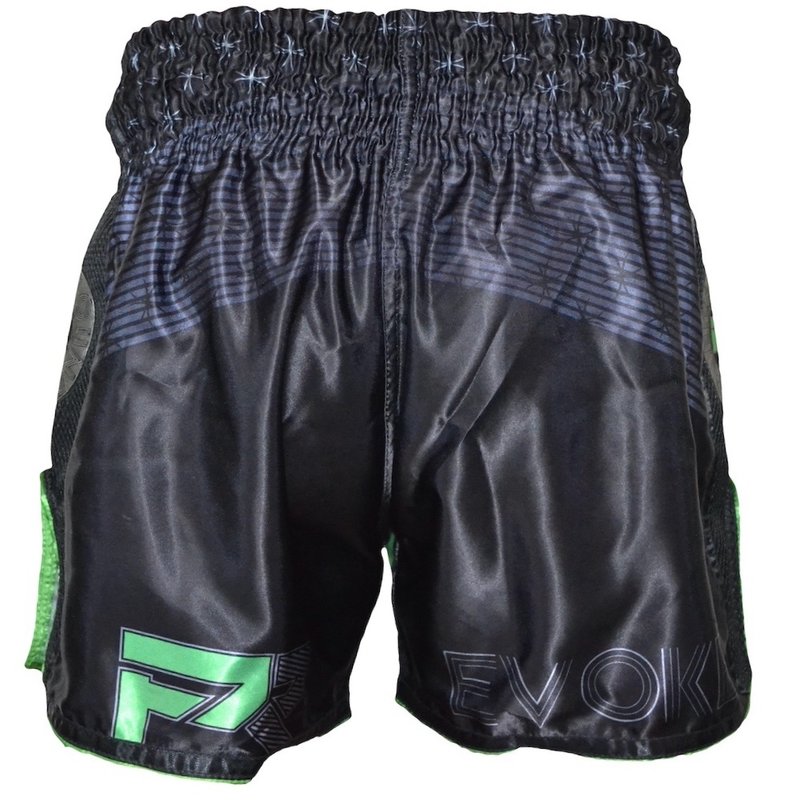 PunchR™  Punch Round Evoke Kickboks Broek Zwart Groen