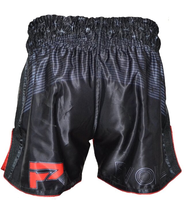PunchR™  Punch Round Evoke Kickboks Broek Zwart Rood