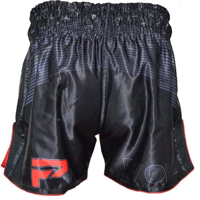 PunchR™  Punch Round Evoke Kickboks Broek Zwart Rood