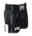 Muay Thai Shorts Matte Carbon Schwarz Weiss Punch Round Fightwear