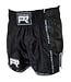 PunchR™  Punch Round Muay Thai Shorts Matte Carbon Black White