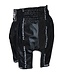 Punch Round Muay Thai Shorts Matte Carbon Black White