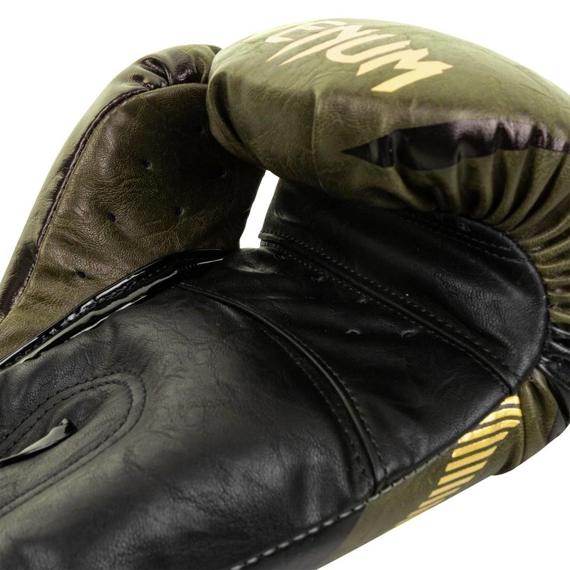 Venum Venum Impact Muay Thai Boxing Gloves Khaki Gold