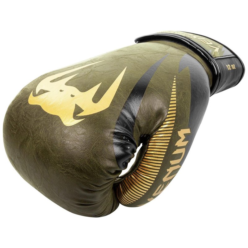 Venum Venum Impact Muay Thai Boxing Gloves Khaki Gold