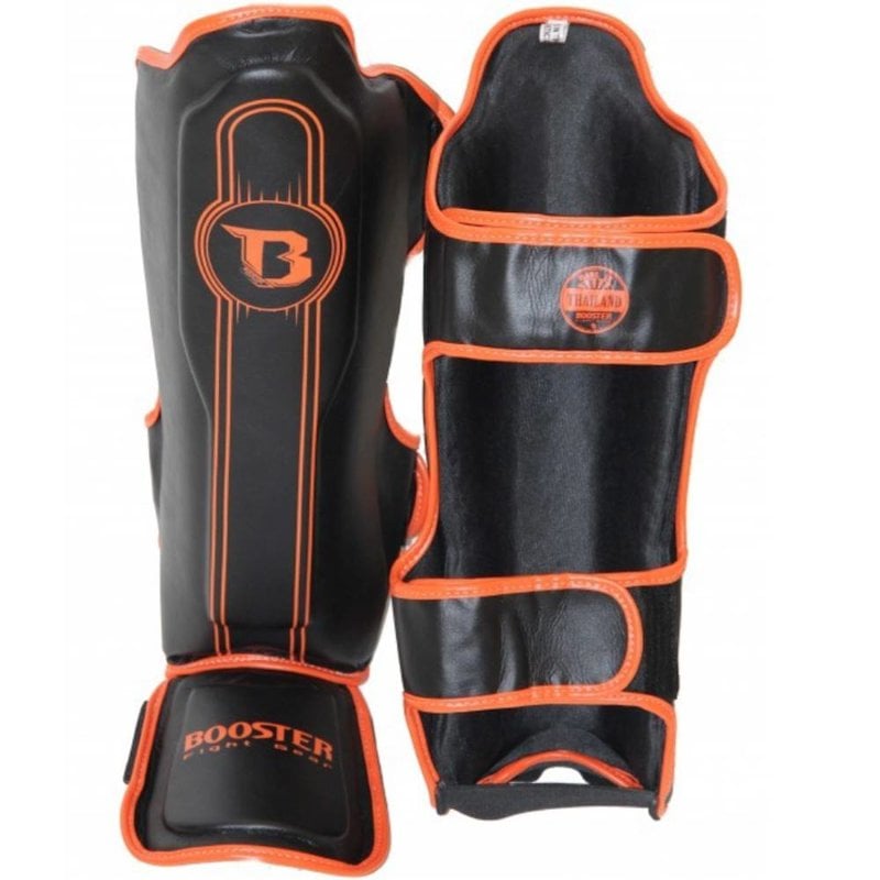 Booster Booster Kickboxing Shinguards Pro Range BGL 1 V6 Black Orange