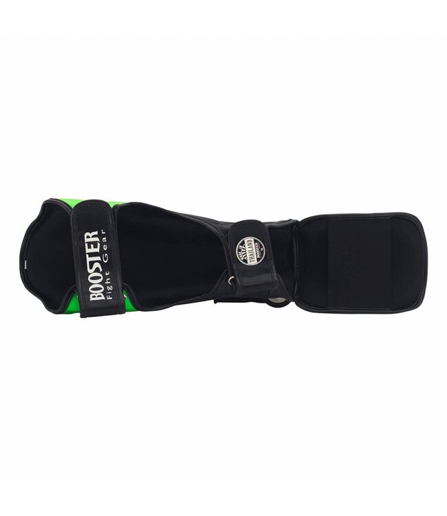 Booster Kickboxing Shin Guards Pro Siam 3 Black Green