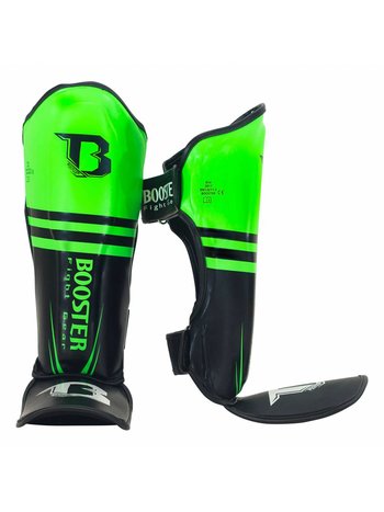 Booster Booster Kickboxen Shin Guards Pro Siam 3 Schwarz Grün