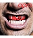 Opro OPRO Platinum Mouthguard Red Metal Black Mouth Protection