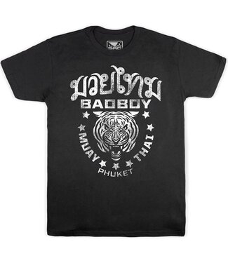 Bad Boy Phuket Muay Thai T Shirt Schwarz