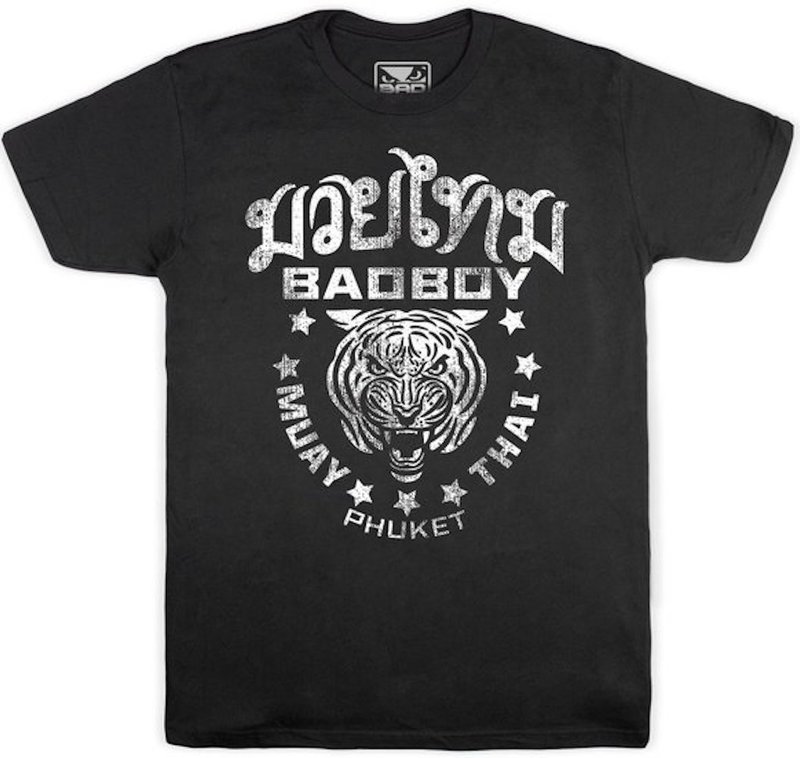 Bad Boy Bad Boy Phuket Muay Thai T Shirt Schwarz