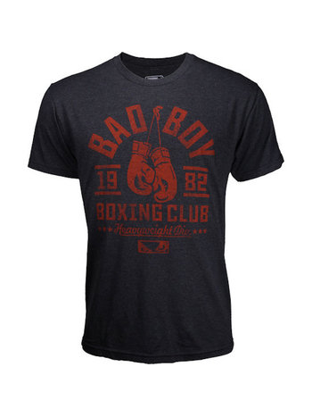 Bad Boy Bad Boy Boxing Club T Shirt Black Red Martial Arts Clothing