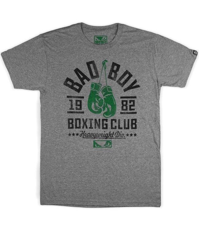 Bad Boy Bad Boy Boxing Club T Shirt Grey Green Limited Edition