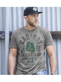 Bad Boy Bad Boy Boxing Club T Shirt Grijs Groen Limited Edition