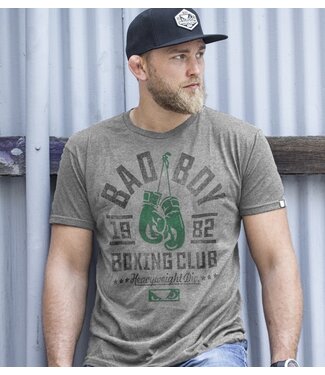 Bad Boy Bad Boy Boxing Club T Shirt Grijs Groen Limited Edition