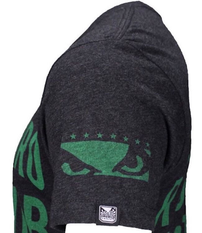 Bad Boy Rio Fight Club T-shirts Donkergrijs Groen