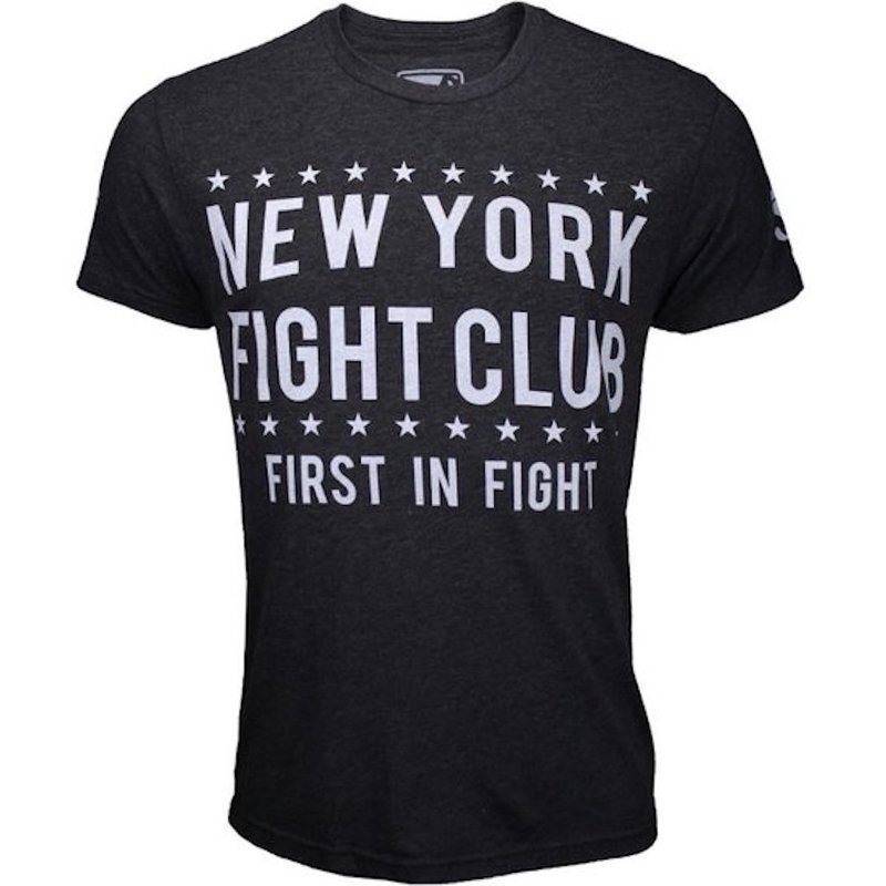 Bad Boy Bad Boy New York FIGHT CLUB T Shirt Dunkelgrau Weiß