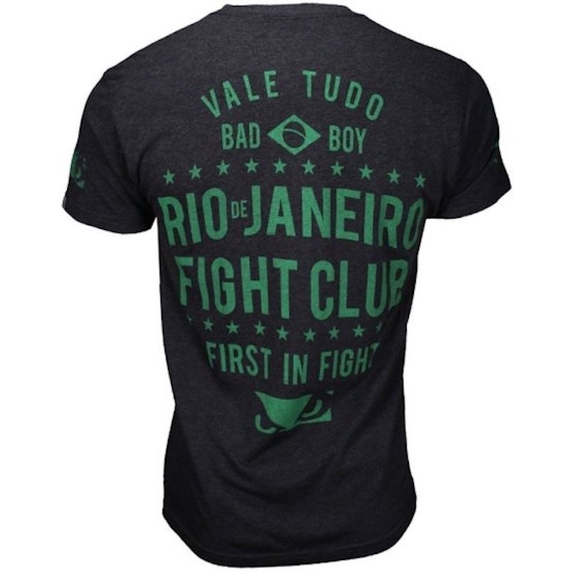 Bad Boy Bad Boy Rio FIGHT CLUB T Shirts Dark Grey Green