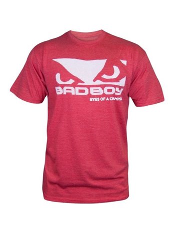 Bad Boy Bad Boy Eyes of a Champion T Shirts Donker Rood