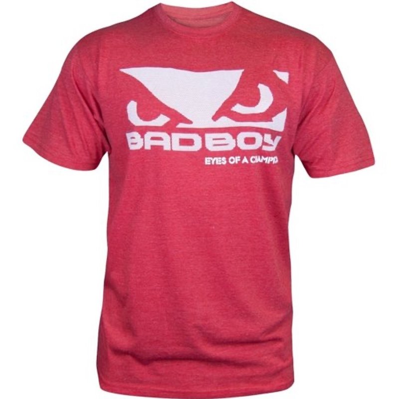 Bad Boy Bad Boy Eyes of a Champion T Shirts Donker Rood