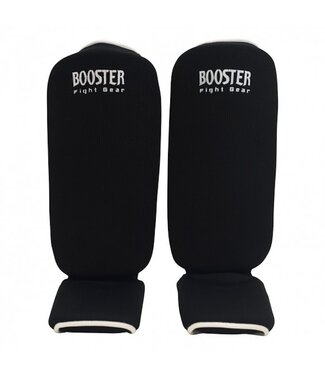Booster Fightgear Booster Kinder Kickboks Scheenbeschermer AMSG 1 Zwart