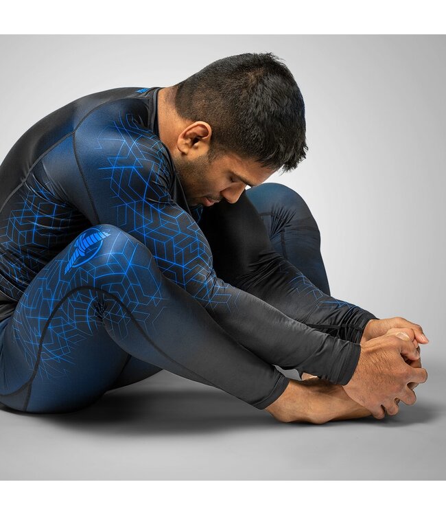Hayabusa Geo Jiu Jitsu Spats Black Blue