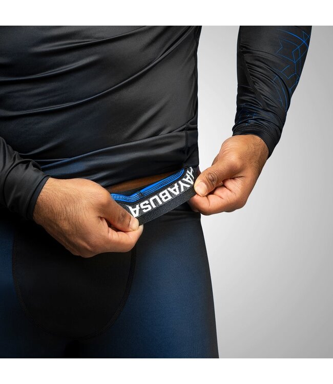 Hayabusa Geo Jiu Jitsu Spats Zwart Blauw