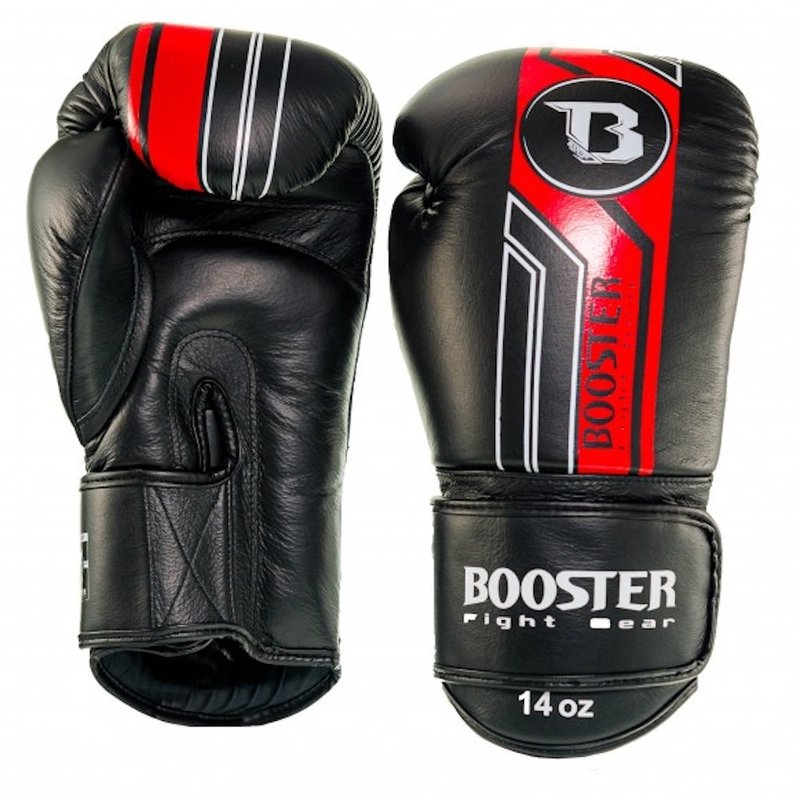 Booster Booster Bokshandschoenen Pro Range BGL V9 Zwart Rood