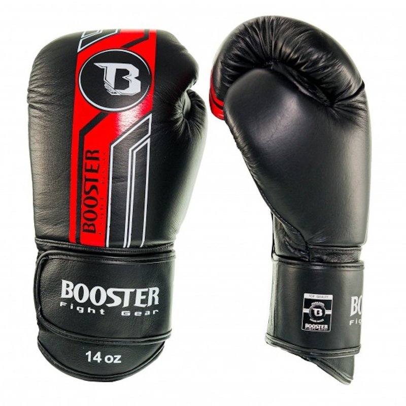 Booster Booster Bokshandschoenen Pro Range BGL V9 Zwart Rood