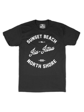 Bad Boy Bad Boy BJJ Shore Break T Shirts Black