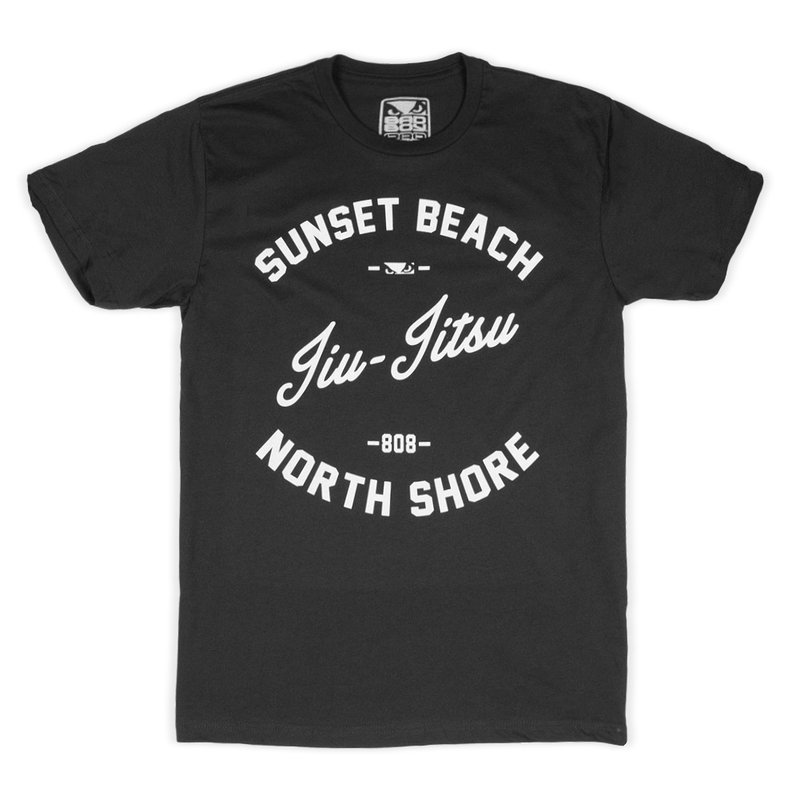 Bad Boy Bad Boy BJJ Shore Break T-Shirts Schwarz