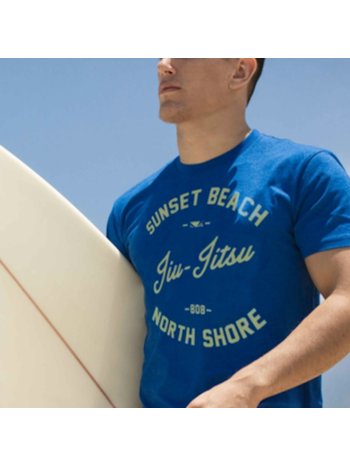 Bad Boy Bad Boy BJJ Shore Break T Shirts Blue