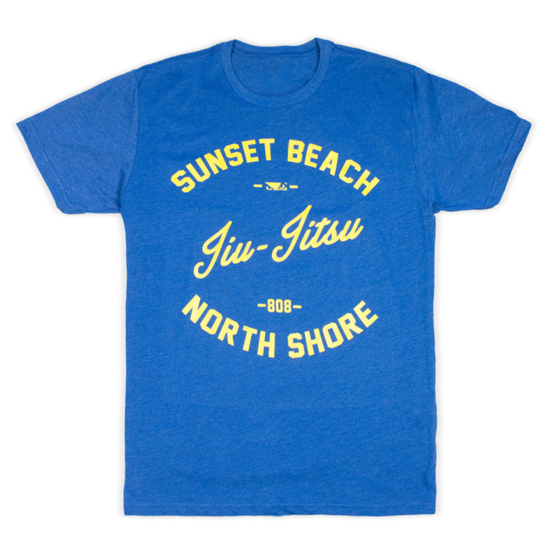 Bad Boy Bad Boy BJJ Shore Break T-Shirts Blau