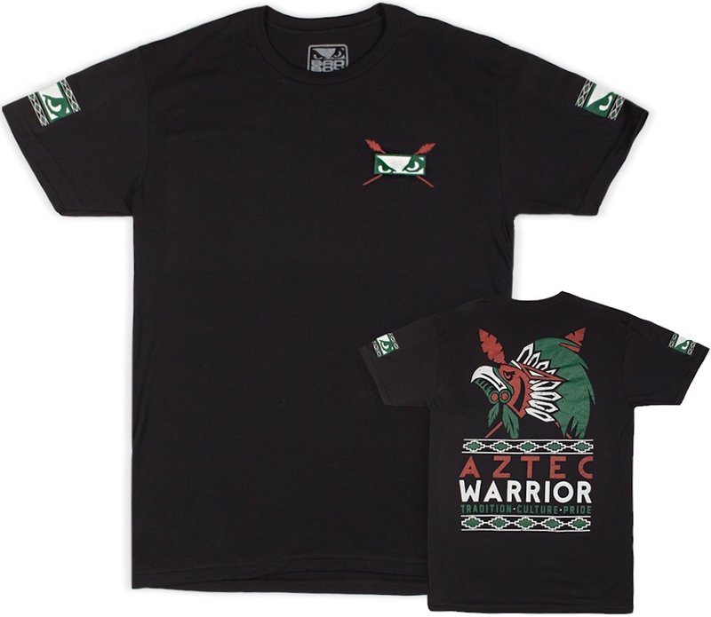 Bad Boy Bad Boy Aztec Warrior T-shirt Zwart Vechtsportkleding