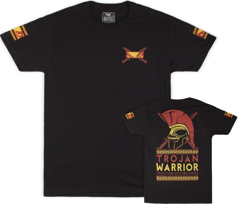 Bad Boy Bad Boy Trojan Warrior T Shirt Zwart