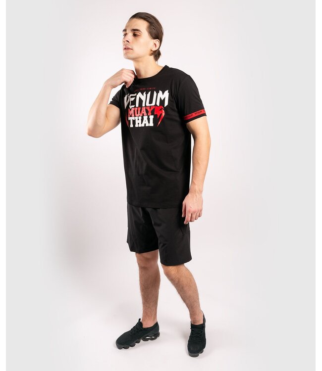 Venum MUAY THAI Classic 2.0 T-Shirt Schwarz Rot