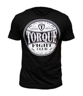 Torque Fight Club T-shirts Zwart Wit