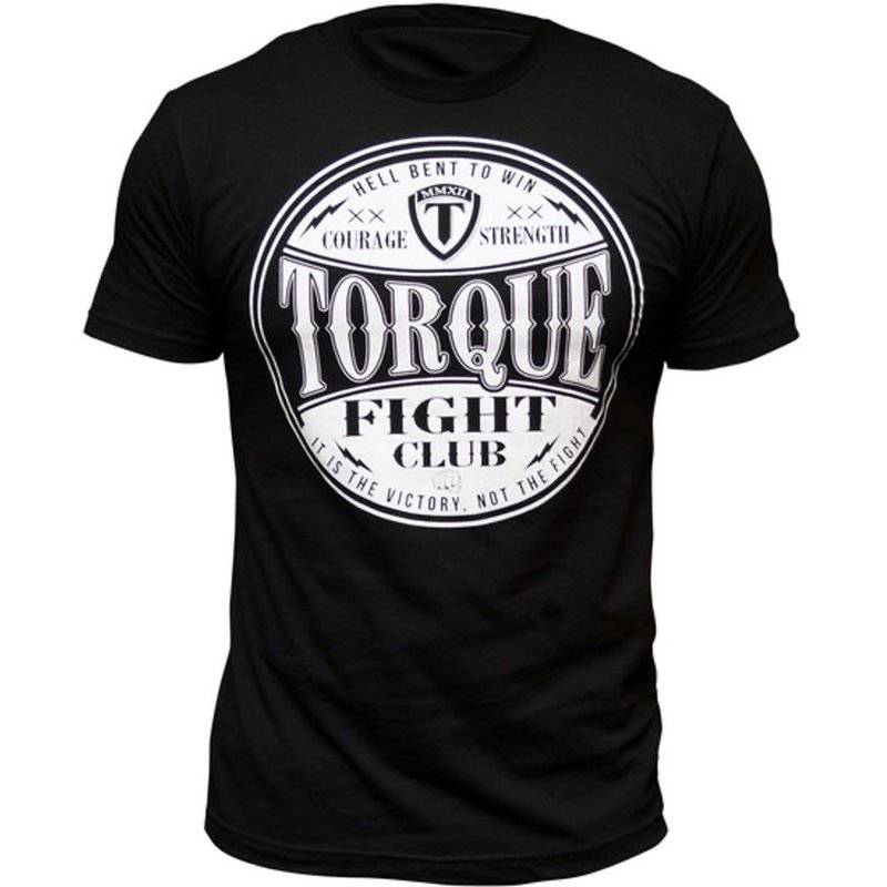 Torque Torque Fight Club T-Shirts Schwarz Weiß