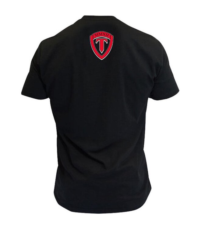Torque Velocity Boxing T-shirts Zwart Rood