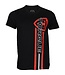 Torque Torque Velocity Boxing T-shirts Zwart Rood