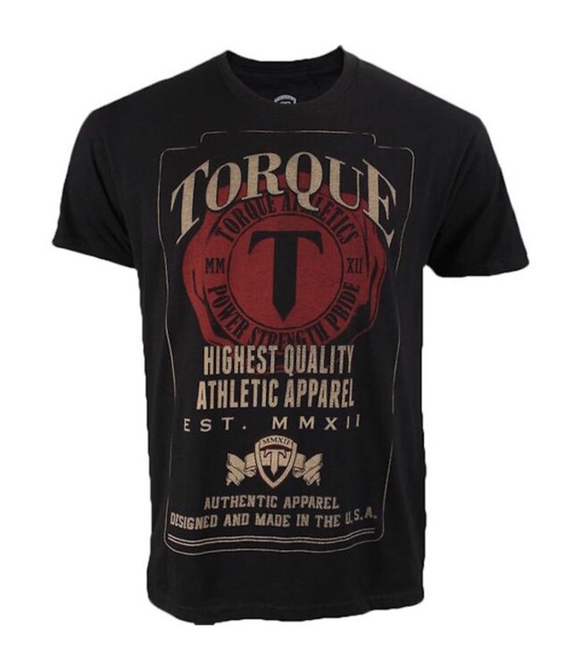 Torque Torque Athletics Initials T-Shirt Power Strength Pride