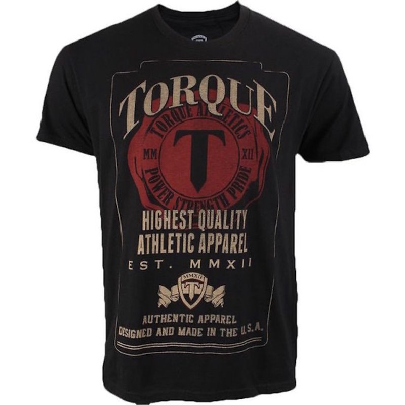 Torque Torque Athletics Initials T-Shirt Power Strength Pride