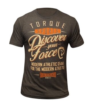 Torque Athletics Discover Your Force T Shirt Brown