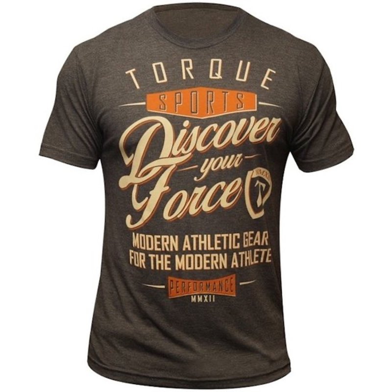 Torque Torque Athletics Discover Your Force T-Shirt Braun